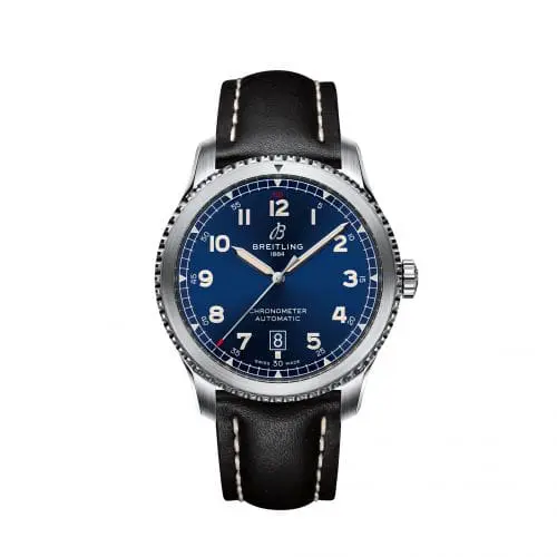Breitling Aviator 8 Automatic 41 Stainless Steel / Blue / Calf / Folding A17315101C1X4