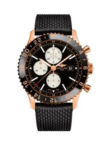 Breitling Chronoliner Red Gold / Black / Rubber R2431212.BE83.256S