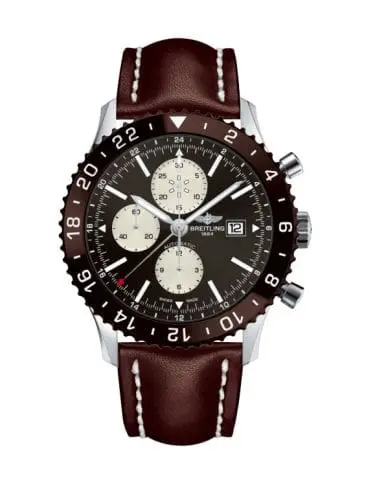 Breitling Chronoliner Stainless Steel / Bronze / Calf Y2431033.Q621.443X