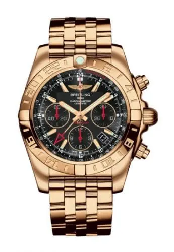 Breitling Chronomat 44 GMT Rose Gold / Black / Bracelet HB0421L3/BC18/375H