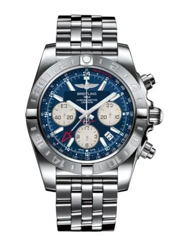 Breitling Chronomat 44 GMT Stainless Steel / Metallica Blue / Bracelet AB042011.C851.375A