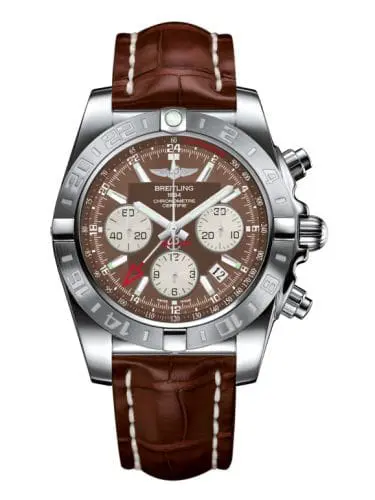 Breitling Chronomat 44 GMT Stainless Steel / Metallica Brown / Croco AB042011.Q589.737P