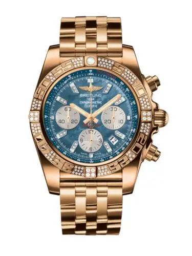 Breitling Chronomat 44 Rose Gold / Diamond / Black Pearl Diamond / Bracelet HB0110AE.BC53.375H