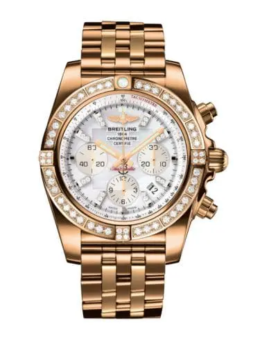 Breitling Chronomat 44 Rose Gold / Diamond / Pearl Diamond / Bracelet HB011059.A698.375H
