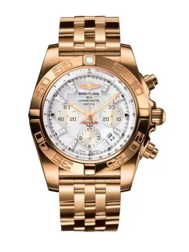 Breitling Chronomat 44 Rose Gold / Pearl Diamond / Bracelet HB011012.A698.375H