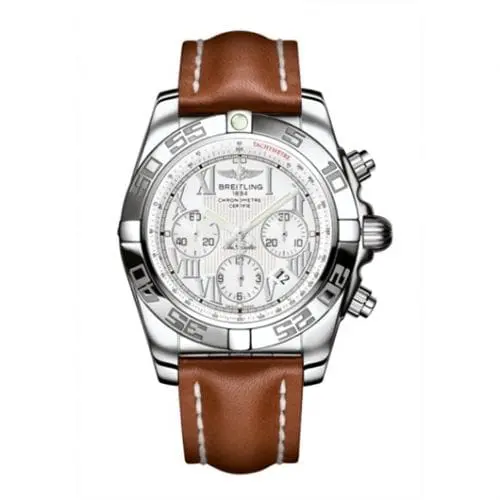 Breitling Chronomat 44 Stainless Steel / Antarctica White / Calf AB011012.A690.433X