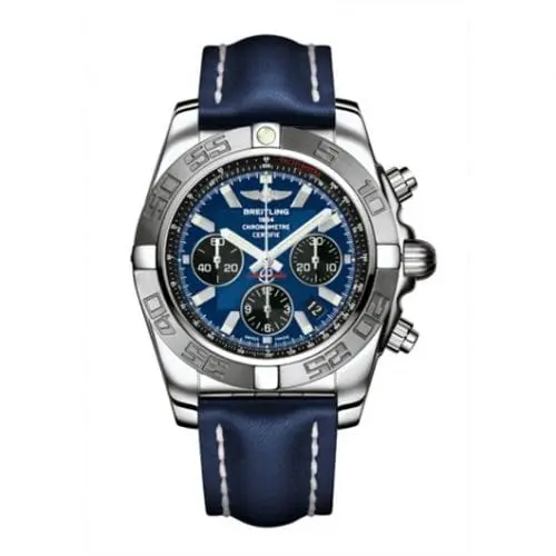 Breitling Chronomat 44 Stainless Steel / Blue / Calf AB011011/C789/105X