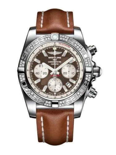 Breitling Chronomat 44 Stainless Steel / Diamond / Metallica Brown / Calf AB0110AA.Q575.433X