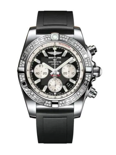 Breitling Chronomat 44 Stainless Steel / Diamond / Onyx Black / Rubber AB0110AA.B967.131S