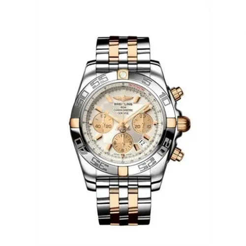 Breitling Chronomat 44 Stainless Steel / Rose Gold / Cream IB011012/G687