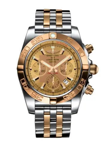 Breitling Chronomat 44 Stainless Steel / Rose Gold / Golden Sun / Bracelet CB011012.H548.375C