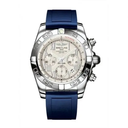 Breitling Chronomat 44 Stainless Steel / Sierra Silver Roman / Rubber AB011012.G676.145S