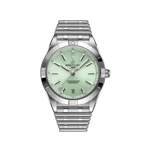 Breitling Chronomat Automatic 36 Stainless Steel / Green / Rouleaux A10380101L1A1