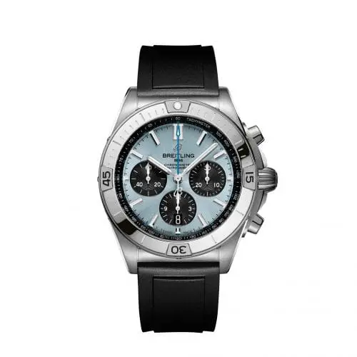 Breitling Chronomat B01 42 Stainless Steel / Platinum / Ice Blue PB0134101C1S1