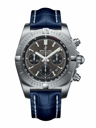 Breitling Chronomat B01 Chronograph 44 Stainless Steel / Blackeye Grey / Croco / Pin AB011510.F581.731P.A20BA.1