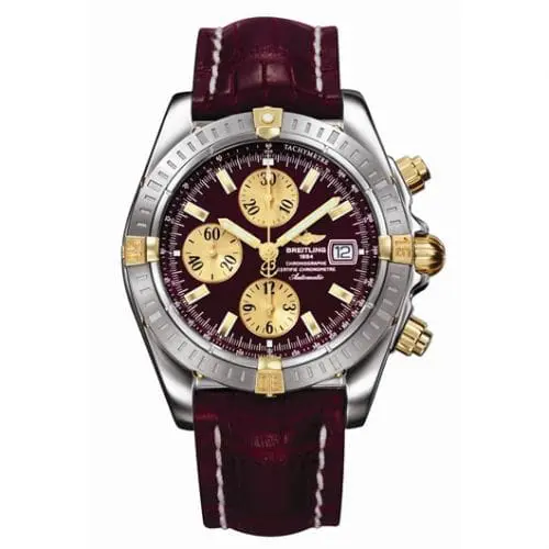 Breitling Chronomat Evolution Stainless Steel / Yellow Gold / Black B1335611/K505