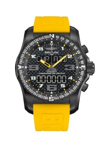 Breitling Cockpit B50 Night Mission / Carbon Yellow / Rubber / Boutique Edition VB50128Y.BE74.242S