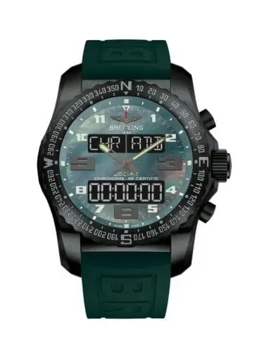 Breitling Cockpit B50 Night Mission / Green MOP / Rubber / Folding VB5010D3/L530/292S/V20DSA.4