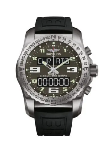 Breitling Cockpit B50 Titanium / Grey / Rubber / Folding EB5010B1/M532/155S/E20DSA.4