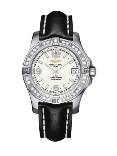 Breitling Colt 36 Diamond / Stratus Silver / Calf A7438953.G803.414X