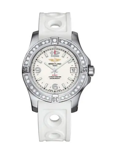 Breitling Colt 36 Diamond / Stratus Silver / Rubber A7438953.G803.230S