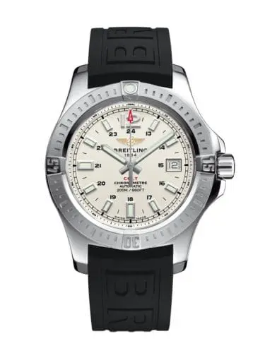 Breitling Colt 41 Automatic Stratus Silver / Rubber A1731311.G820.150S