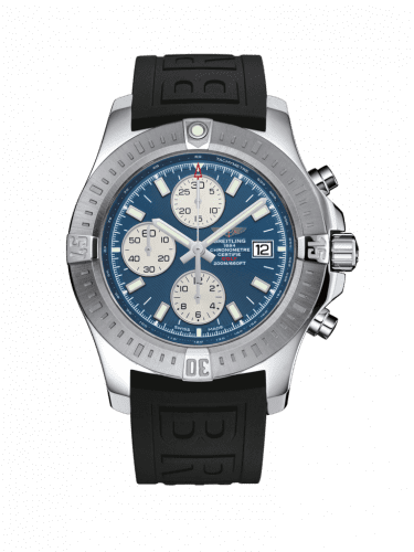 Breitling Colt Chronograph Automatic Stainless Steel / Mariner Blue / Rubber / Folding A1338811/C914/153S/A20D.2