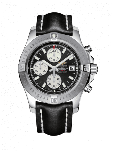 Breitling Colt Chronograph Automatic Stainless Steel / Volcano Black / Calf / Folding A1338811/BD83/436X/A20D.1