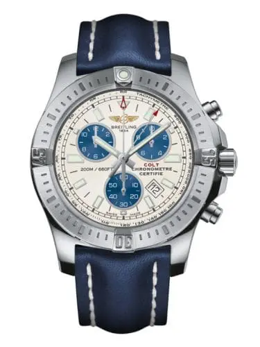 Breitling Colt Chronograph Stratus Silver / Calf / Pin A7338811/G790/105X/A20BA.1