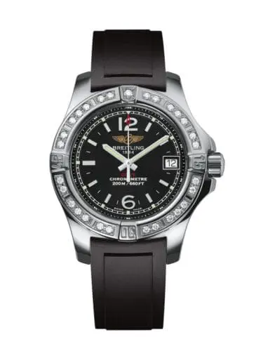 Breitling Colt Lady Diamond / Volcano Black / Rubber / Pin A7738853/BD46/133S/A14S.1