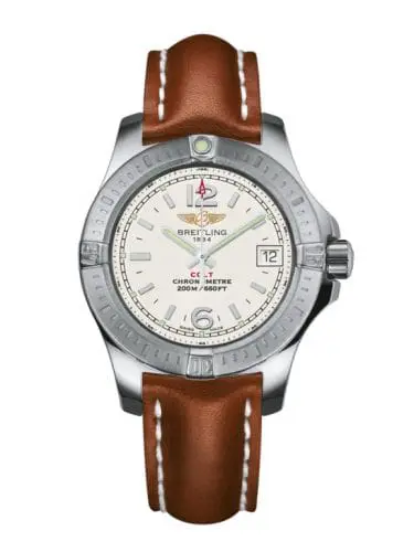 Breitling Colt Lady Stratus Silver / Calf / Pin A7738811/G793/406X/A14BA.1