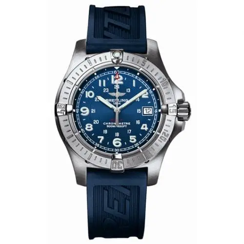 Breitling Colt Quartz Blue / Rubber A7438010.C675.119S