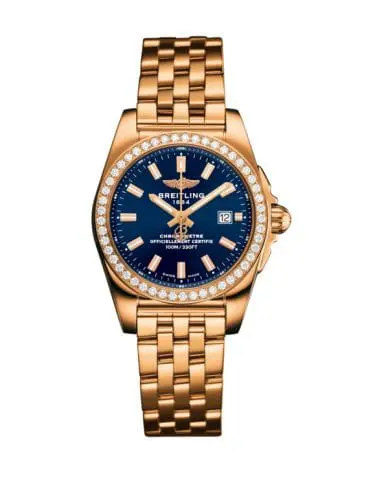 Breitling Galactic 29 Rose Gold / Diamond / Horizon Blue / Bracelet H7234853|C950|791H
