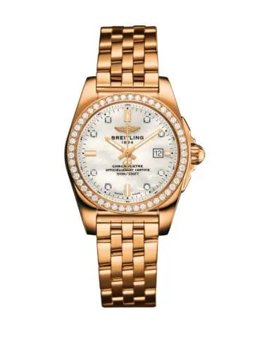Breitling Galactic 29 Rose Gold / Diamond / Pearl Diamond / Bracelet H7234853.A792.791H