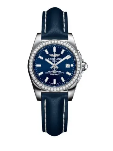 Breitling Galactic 29 Stainless Steel / Diamond / Horizon Blue / Calf A7234853/C948/486X/A12BA.1