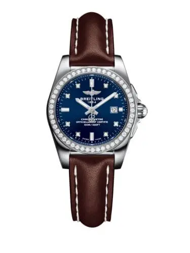 Breitling Galactic 29 Stainless Steel / Diamond / Horizon Blue Diamond / Calf A7234853/C965/484X/A12BA.1
