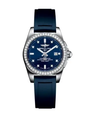 Breitling Galactic 29 Stainless Steel / Diamond / Horizon Blue Diamond / Rubber A7234853/C965/287S/A12S.1