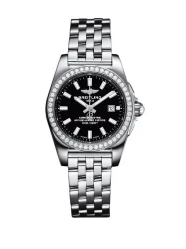 Breitling Galactic 29 Stainless Steel / Diamond / Trophy Black / Bracelet A7234853/BE49/791A