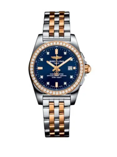 Breitling Galactic 29 Stainless Steel / Rose Gold / Diamond / Horizon Blue Diamond / Bracelet C7234853/C964/791C