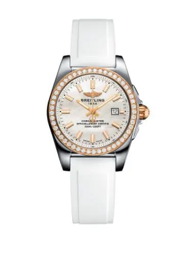 Breitling Galactic 29 Stainless Steel / Rose Gold / Diamond / Pearl / Rubber C7234853/A791/249S/A12S.1