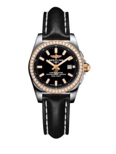 Breitling Galactic 29 Stainless Steel / Rose Gold / Diamond / Trophy Black / Calf C7234853/BF32/477X/A12BA.1