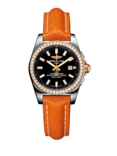 Breitling Galactic 29 Stainless Steel / Rose Gold / Diamond / Trophy Black / Sahara C7234853/BF32/270X/A12BA.1