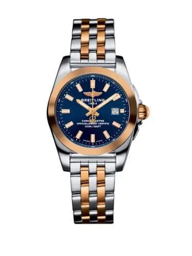 Breitling Galactic 29 Stainless Steel / Rose Gold / Horizon Blue / Bracelet C7234812/C950/791C