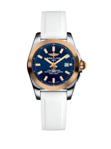 Breitling Galactic 29 Stainless Steel / Rose Gold / Horizon Blue / Rubber C7234812/C950/249S/A12S.1