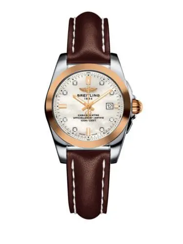 Breitling Galactic 29 Stainless Steel / Rose Gold / Pearl Diamond / Calf C7234812/A792/484X/A12BA.1
