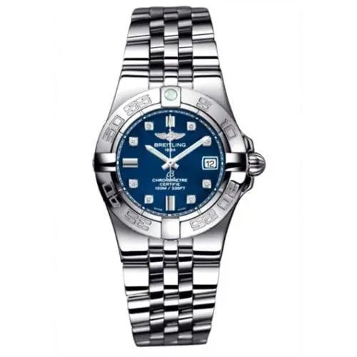 Breitling Galactic 30 Blue / Diamond / Bracelet A71340L2.C814.368A
