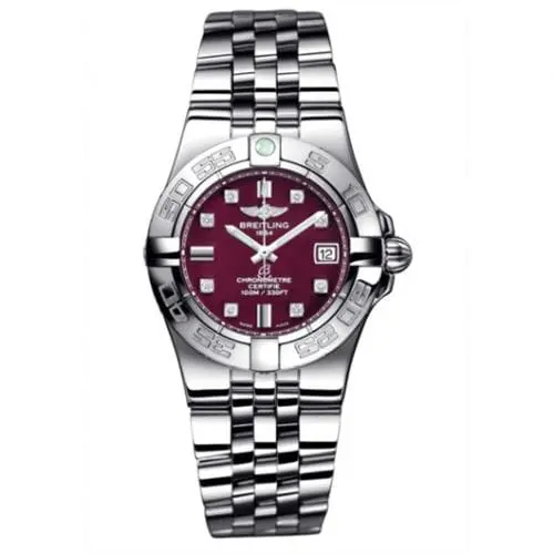 Breitling Galactic 30 Red / Diamond / Bracelet A71340L2.K525.368A