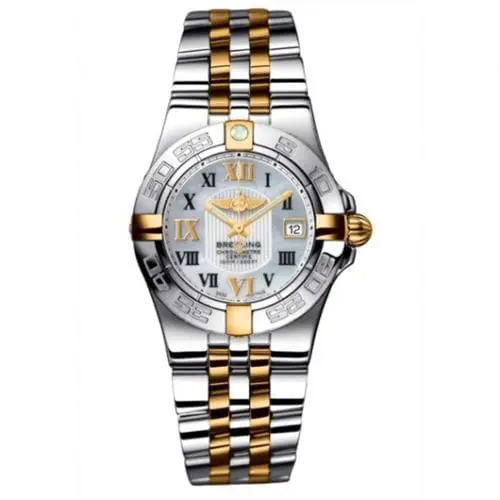 Breitling Galactic 30 Two Tone MOP / Roman / Two Tone Bracelet B71340L2.A688.368D