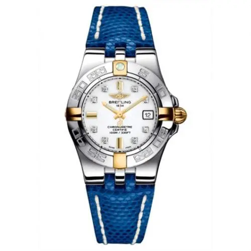 Breitling Galactic 30 Two Tone White / Diamond / Teju B71340L2.A714.163Z
