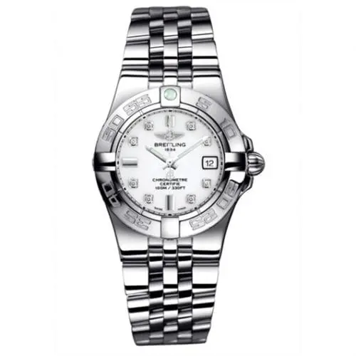 Breitling Galactic 30 White / Diamond / Bracelet A71340L2.A713.368A